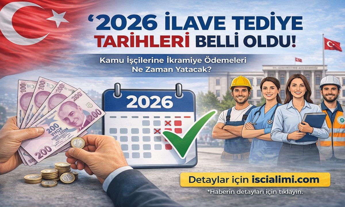 2026 İlave Tediye Tarihleri Belli Oldu! Kamu İşçilerine İkramiye Ödemeleri Ne Zaman Yatacak?
