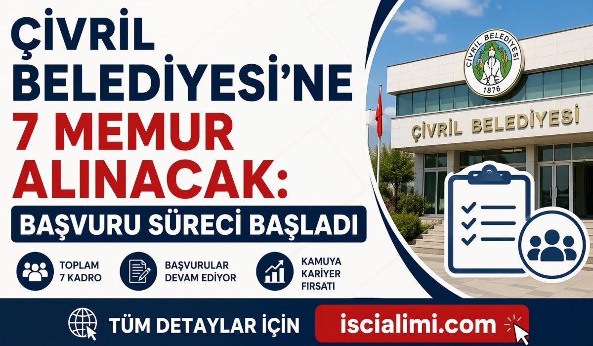 Çivril Belediyesi’ne 7 Memur Alınacak: Başvuru Süreci Başladı