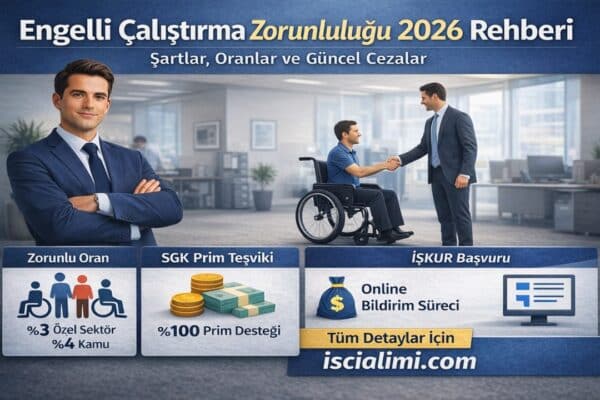 Engelli Çalıştırma Zorunluluğu 2026 Rehberi – Şartlar, Oranlar ve Güncel Cezalar