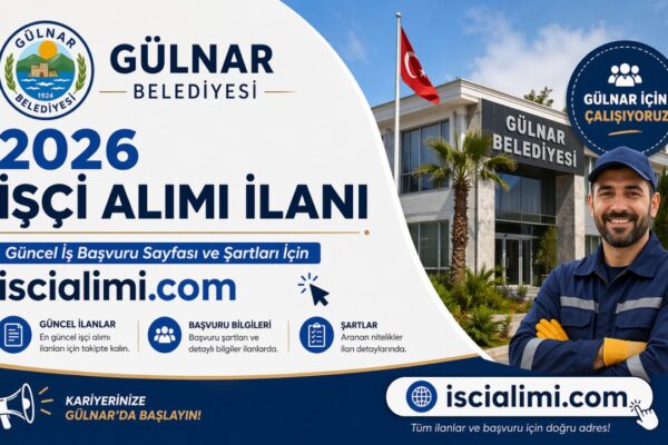 Gülnar Belediyesi 2026 İşçi Alımı İlanı – Güncel İş Başvuru Sayfası ve Şartları