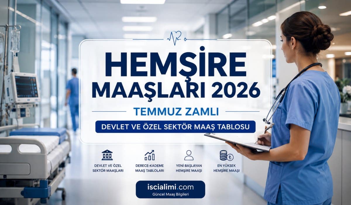 Hemşire Maaşları 2026: Temmuz Zamlı Devlet ve Özel Sektör Maaş Tablosu