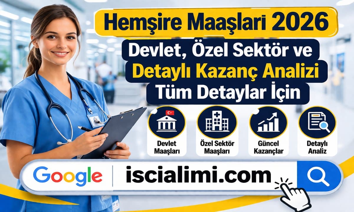 Hemşire Maaşları 2026 – Devlet, Özel Sektör ve Detaylı Kazanç Analizi