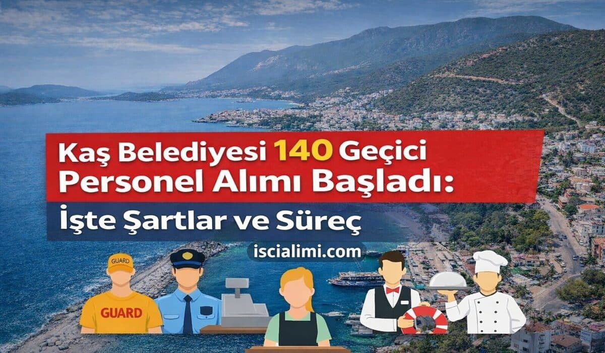 Kaş Belediyesi 140 Geçici Personel Alımı Başladı: İşte Şartlar ve Süreç