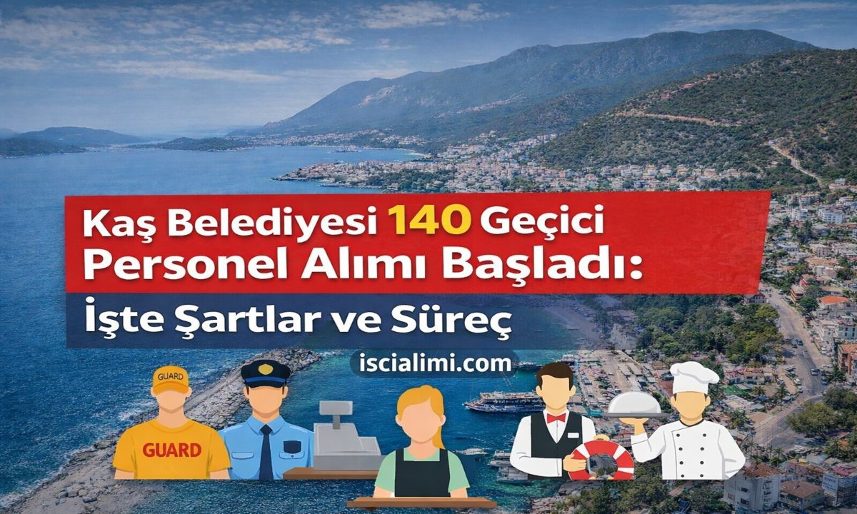 Kaş Belediyesi 140 Geçici Personel Alımı Başladı: İşte Şartlar ve Süreç