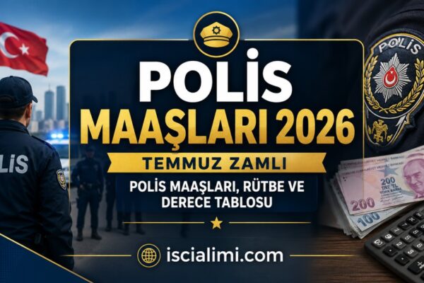 Polis Maaşları 2026: Temmuz Zamlı Polis Maaşları, Rütbe ve Derece Tablosu