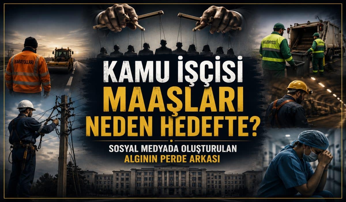 Kamu İşçileri Maaşları Neden Hedefte? Sosyal Medyada Oluşturulan Algının Perde Arkasında Ne Var?
