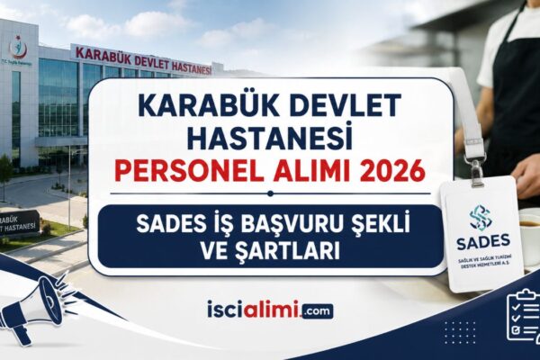 Karabük Devlet Hastanesi Personel Alımı 2026 – SADES İş Başvuru Şekli ve Şartları