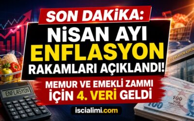 SON DAKİKA: Nisan Ayı Enflasyon Rakamları Açıklandı! Memur ve Emekli Zammı İçin 4. Veri Geldi
