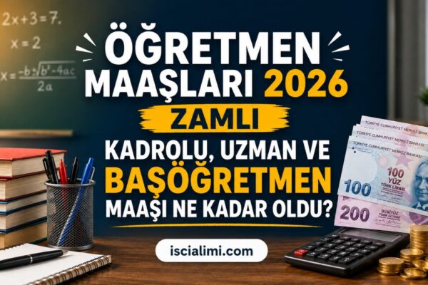 Öğretmen Maaşları 2026: Zamlı Kadrolu, Uzman ve Başöğretmen Maaşı Ne Kadar Oldu?
