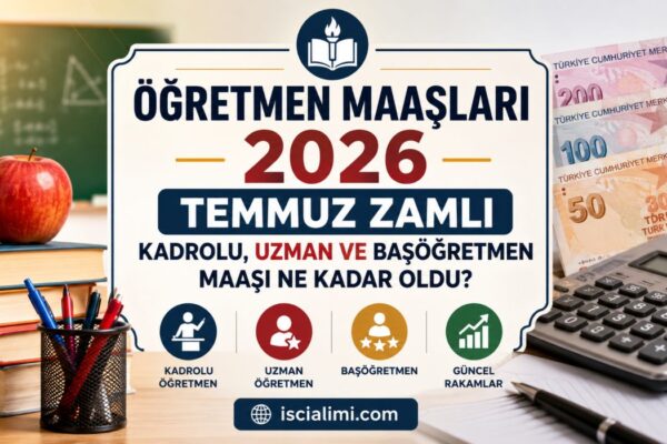 Öğretmen Maaşları 2026: Temmuz Zamlı Kadrolu, Uzman ve Başöğretmen Maaşı Ne Kadar Oldu?