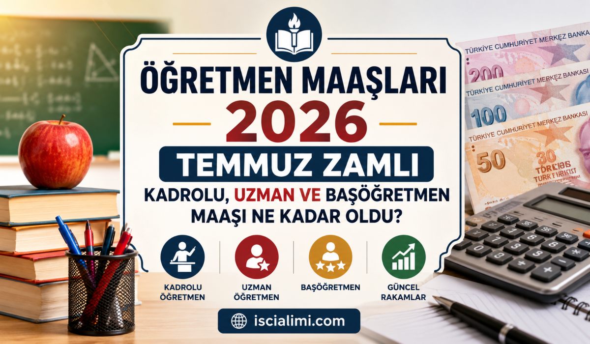 Öğretmen Maaşları 2026: Temmuz Zamlı Kadrolu, Uzman ve Başöğretmen Maaşı Ne Kadar Oldu?