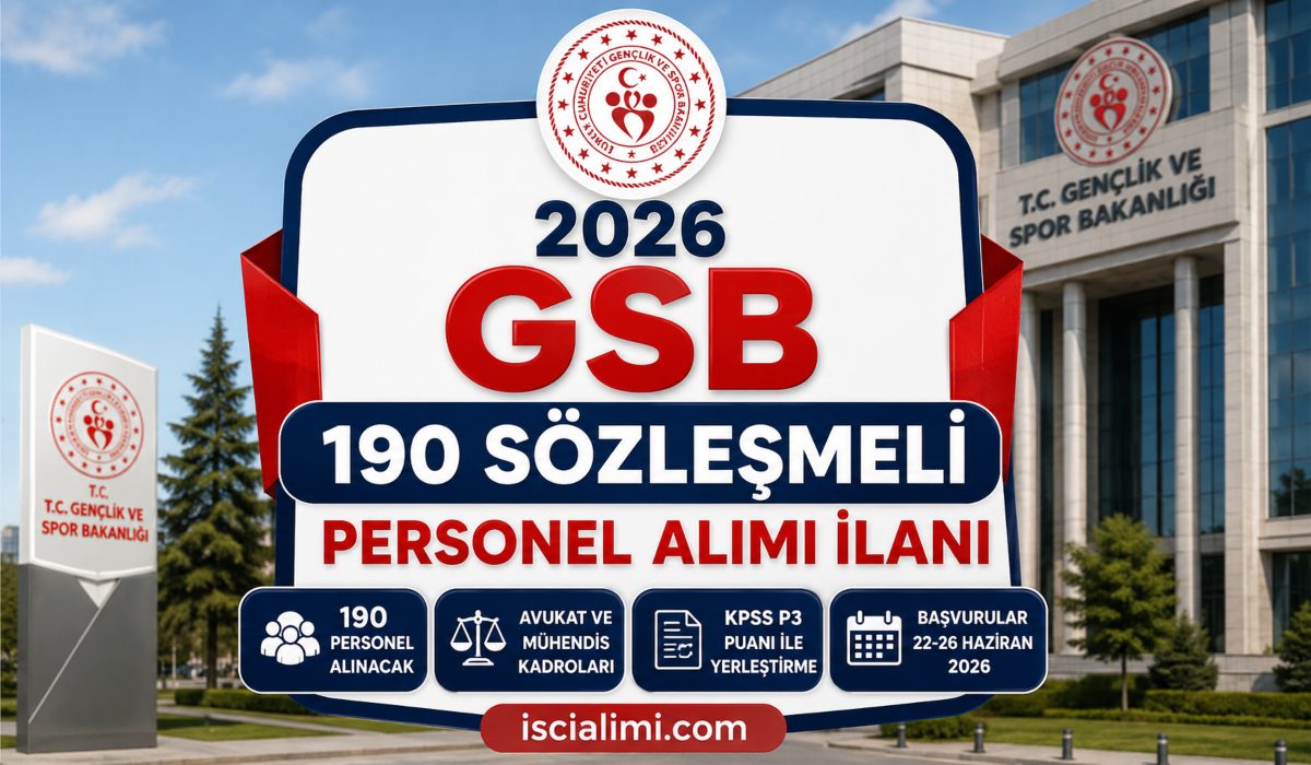 2026 GSB 190 Sözleşmeli Personel Alımı: Avukat ve Mühendis Başvuru Şartları ve Kılavuzu