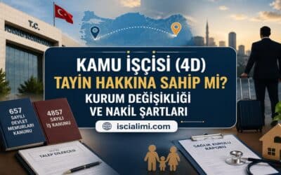 Kamu İşçisi (4D) Tayin Hakkına Sahip mi? Kurum Değişikliği ve Nakil Şartları