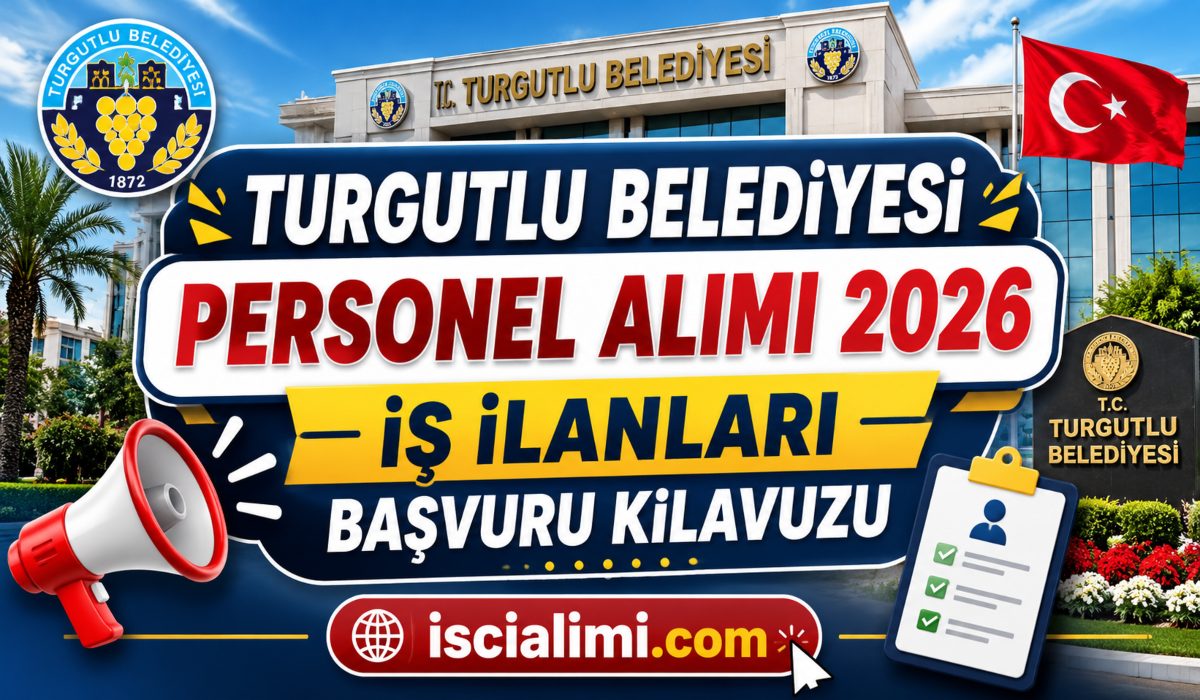 Turgutlu Belediyesi Personel Alımı 2026 – İş İlanları Başvuru Kılavuzu