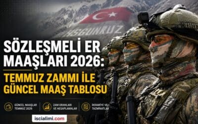Sözleşmeli Er Maaşları 2026: Temmuz Zammı ile Güncel Maaş Tablosu