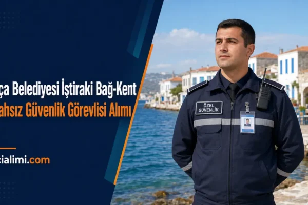 Foça Belediyesi İştiraki Bağ-Kent 6 Silahsız Güvenlik Görevlisi Alımı 2026